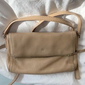 Kate Spade beige leather bag